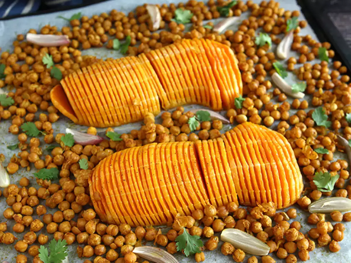 Resep Labu butternut bergaya hasselback: lauk favorit baru anda!