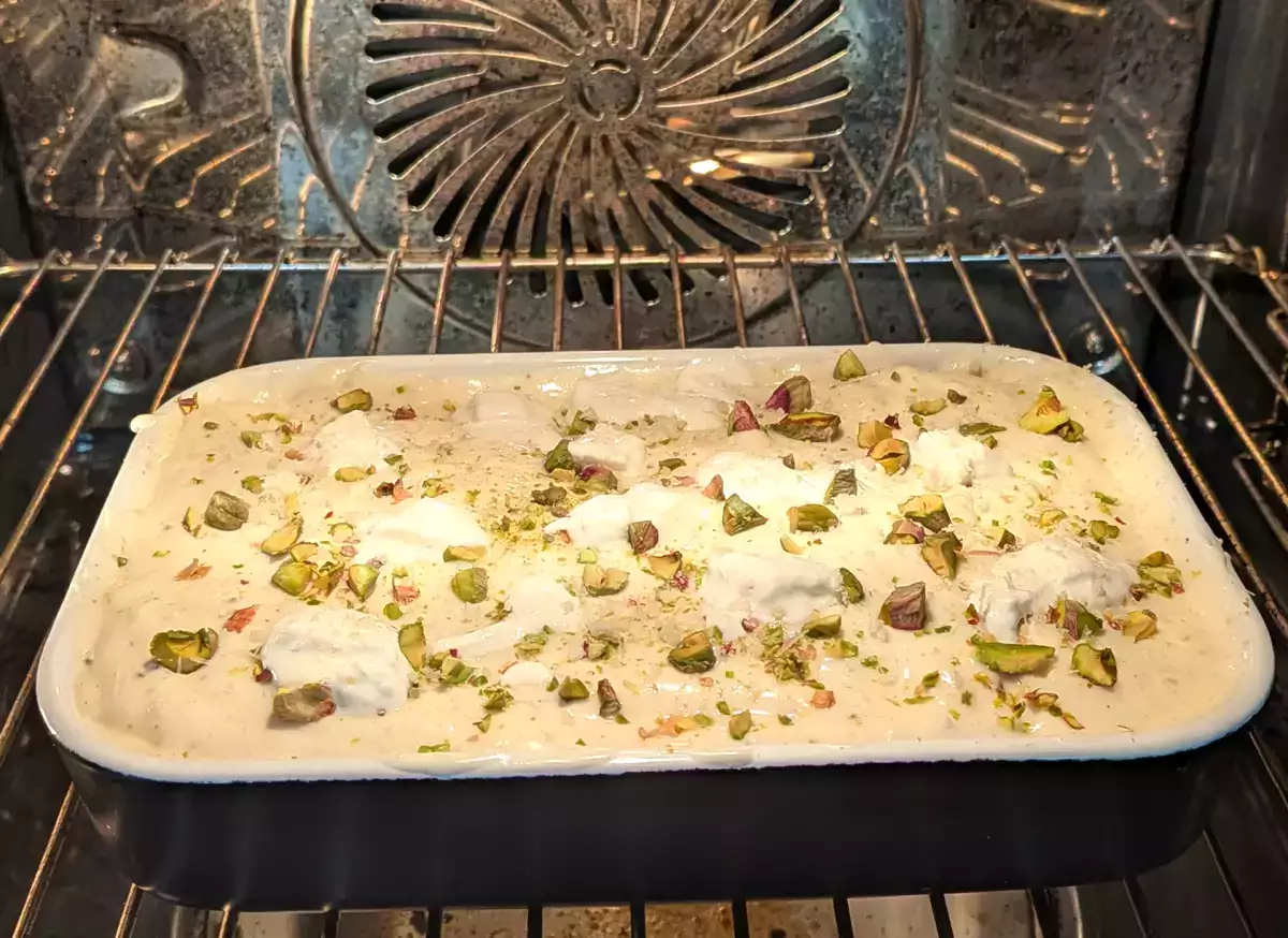 5. Selesaikan dan panggang