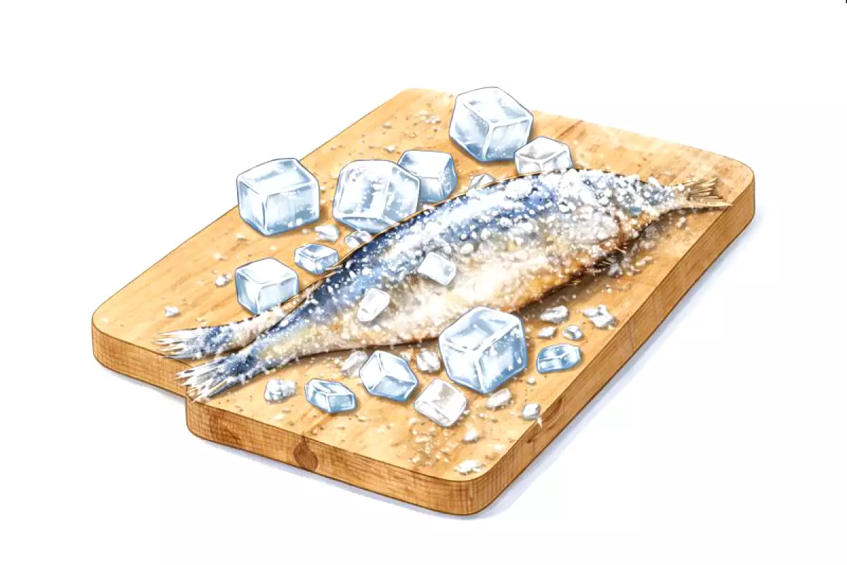 4. Sarden beku sebagian: lebih keras, lebih sedikit kesalahan