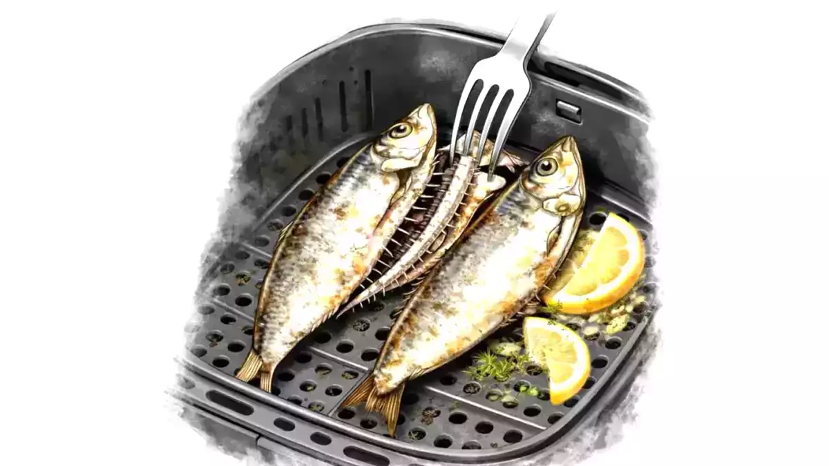 5. Teknik oven atau penggorengan udara: tulang belakang mengendur secara alami