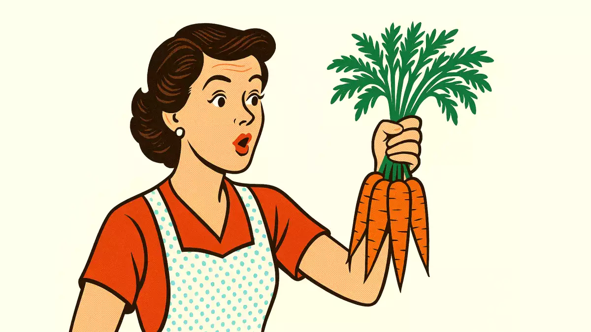 Jika Anda makan banyak wortel, Anda akan melihat lebih baik dalam gelap.