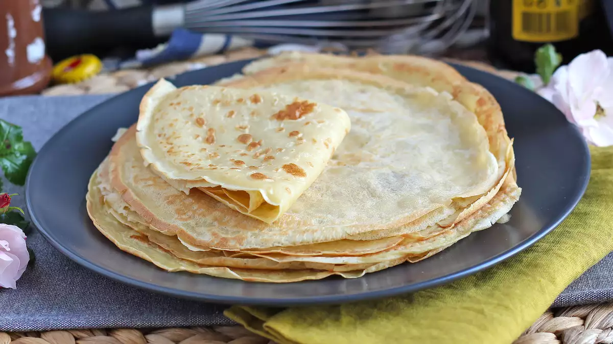 Crepes bebas laktosa: resep mudah hanya dengan satu bahan yang sudah Anda miliki di rumah