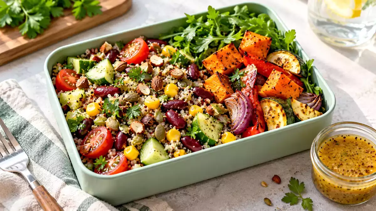 Bosan merasa lapar pada pukul 16.00? Bagaimana cara membuat bekal vegetarian Anda lebih mengenyangkan setiap hari