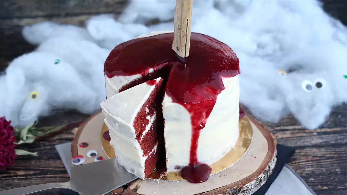 Red Velvet Halloween: kue spektakuler yang langsung mencuri perhatian