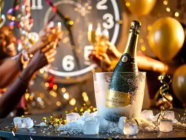 Mendinginkan anggur bersoda dalam waktu 15 menit tampaknya mustahil sampai Anda mencoba trik menit terakhir ini dan menyelamatkan Malam Tahun Baru