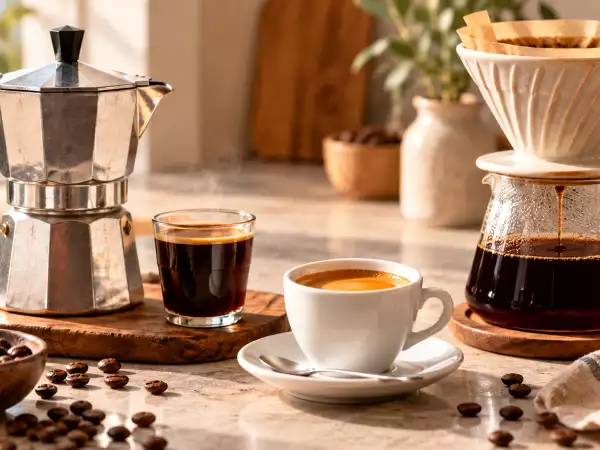 Moka, espresso, atau kopi saring: kopi yang tepat bergantung pada aktivitasmu hari itu