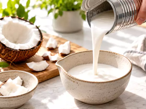Ada sisa santan? 5 ide untuk memanfaatkan santan dari kaleng yang sudah dibuka