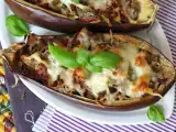 Resep Terong isi dengan mozzarella au gratin