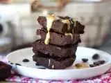 Resep Brownies berprotein dengan whey, bebas gluten alami