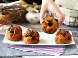 Resep Cruffin, kombinasi croissant dan muffin, dengan puding dan cokelat