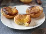 Resep Pastéis de nata dalam penggorengan udara. resep cepat dan mudah untuk kudapan manis tradisional portugis.