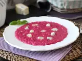 Resep Risotto bit dan gorgonzola: ledakan warna dan rasa yang kuat