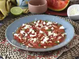 Resep Watermelon carpaccio: makanan pembuka musim panas yang menyegarkan
