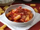 Resep Pasta all'amatriciana, resep tradisional yang dijelaskan langkah demi langkah