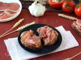 Resep Roti lapis tomat dan ham serrano