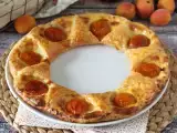 Resep Tarte oranaise - puff pastry, puding, dan aprikot