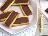 Resep Biskuit twix karamel dan cokelat susu