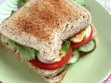 Resep Klub sandwich vegetarian