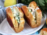 Resep Sandwich brioche udang (udang gulung)