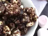 Resep Popcorn cokelat dan marshmallow