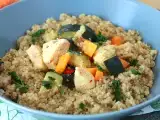 Resep Quinoa dengan sayuran dan ayam