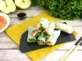 Resep Lumpia dengan salmon asap dan apel