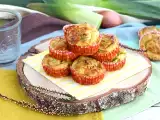 Resep Muffin dengan fondue daun bawang