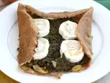 Resep Galette keju kambing dan bayam