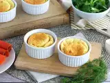 Resep Salmon asap dan souffle fromage frais