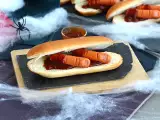 Resep Hot dog halloween berdarah