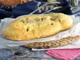 Resep Fougasse dengan bacon dan bawang bombay