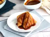 Resep Pancake samosa dengan apel karamel