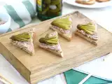 Resep Roti panggang dengan rillettes dan ketimun