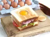 Resep Club egg sandwich