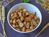 Resep Crouton herba yang renyah di dalam air fryer (cepat dan mudah)