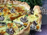 Resep Quiche jamur dan labu potimarron