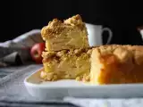 Resep Kue apel yang sangat lembut dengan taburan streusel yang renyah