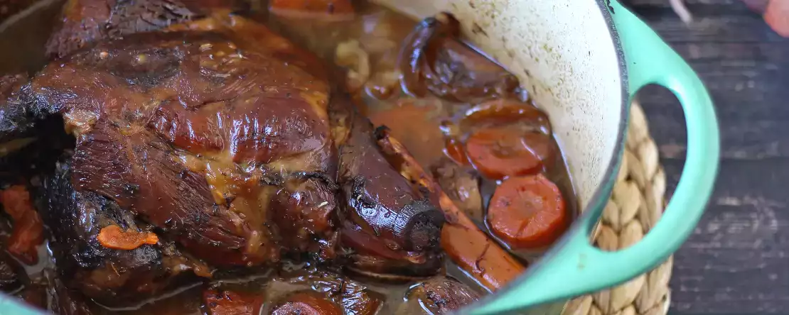 Kaki domba pukul 7: resep yang sangat mudah