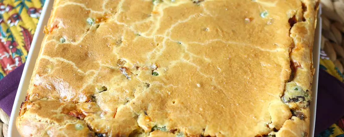 Adonan kue gurih dalam blender: cepat, mudah, dan sangat lembap