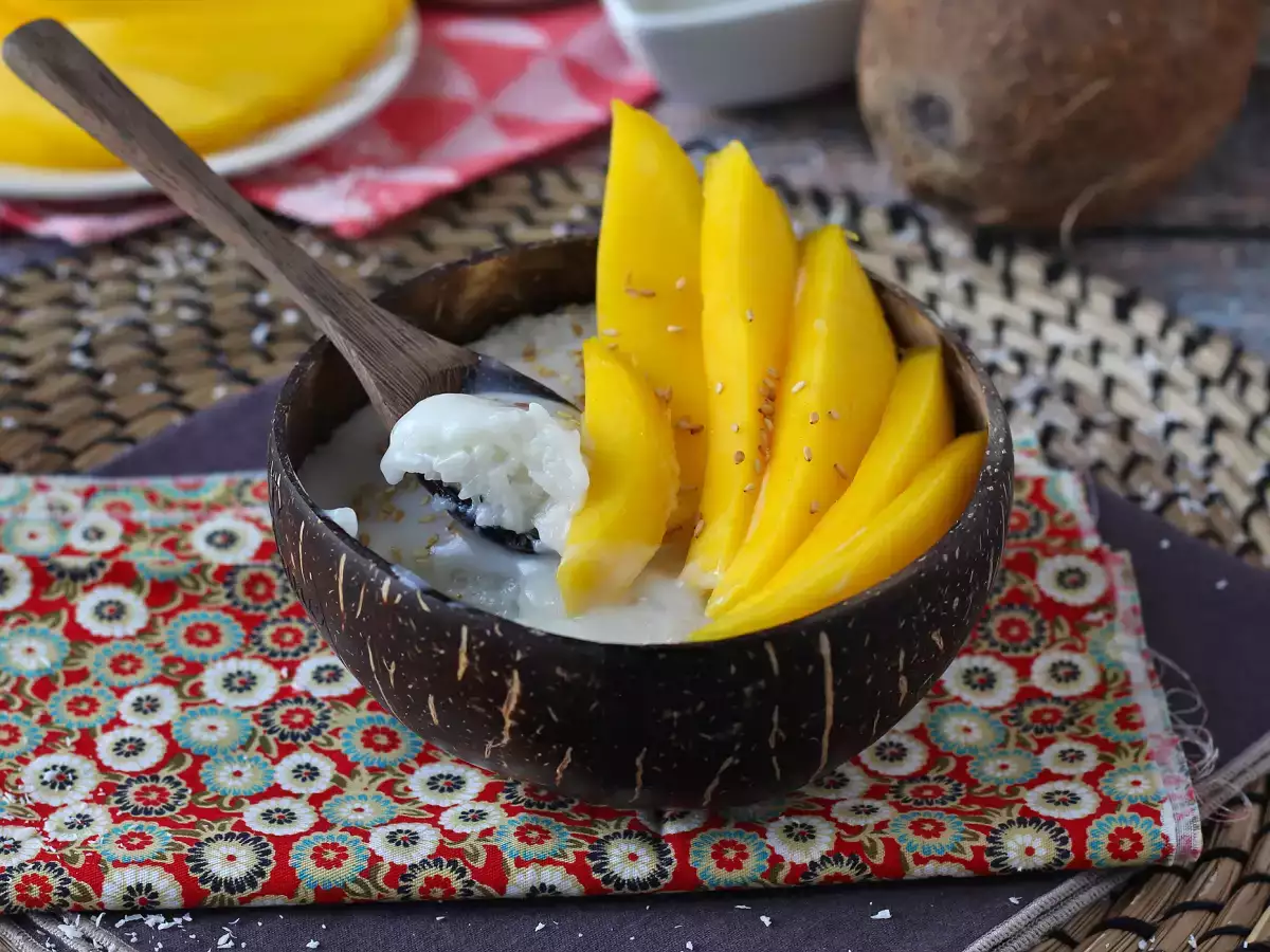 Resep Ketan mangga, hidangan penutup thailand yang sangat menenangkan