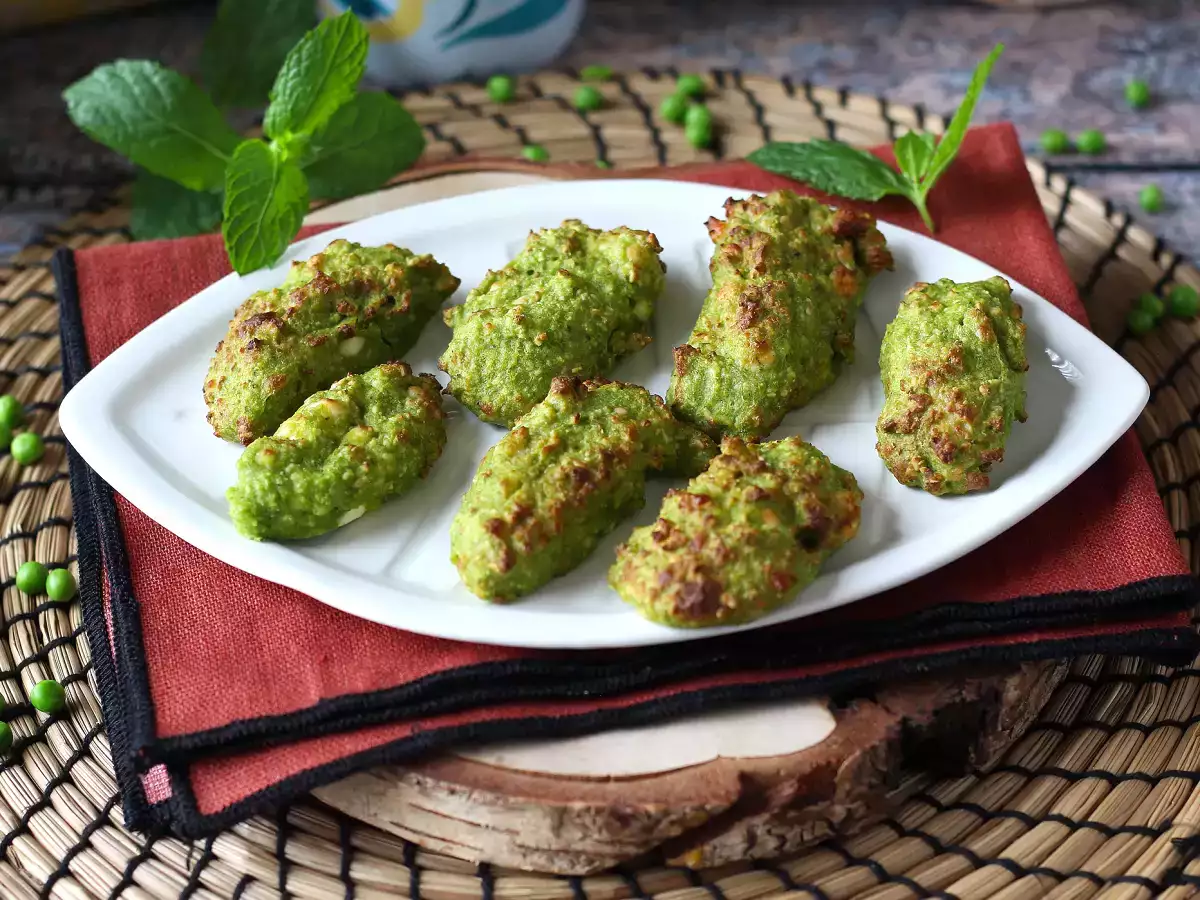 Resep Bakso kacang polong dan feta dalam penggorengan udara: lezat dan sangat cepat disiapkan!