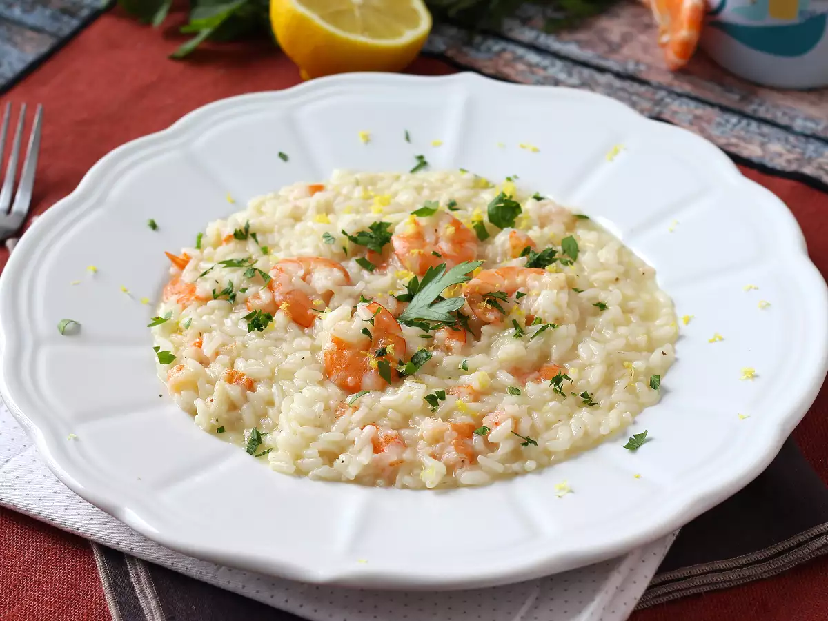 Resep Risotto udang dan lemon, hidangan pertama yang elegan dan mudah
