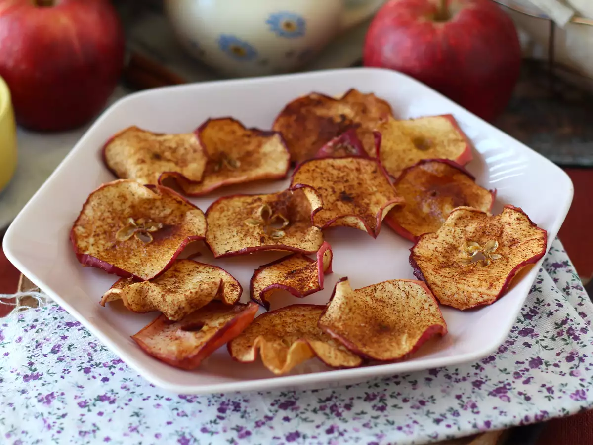 Resep Keripik apel kayu manis dengan air fryer