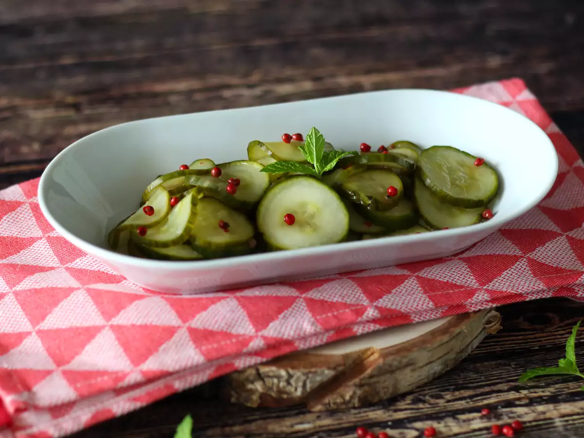 Resep Mentimun asam manis: lauk yang cepat dan lezat untuk musim panas!