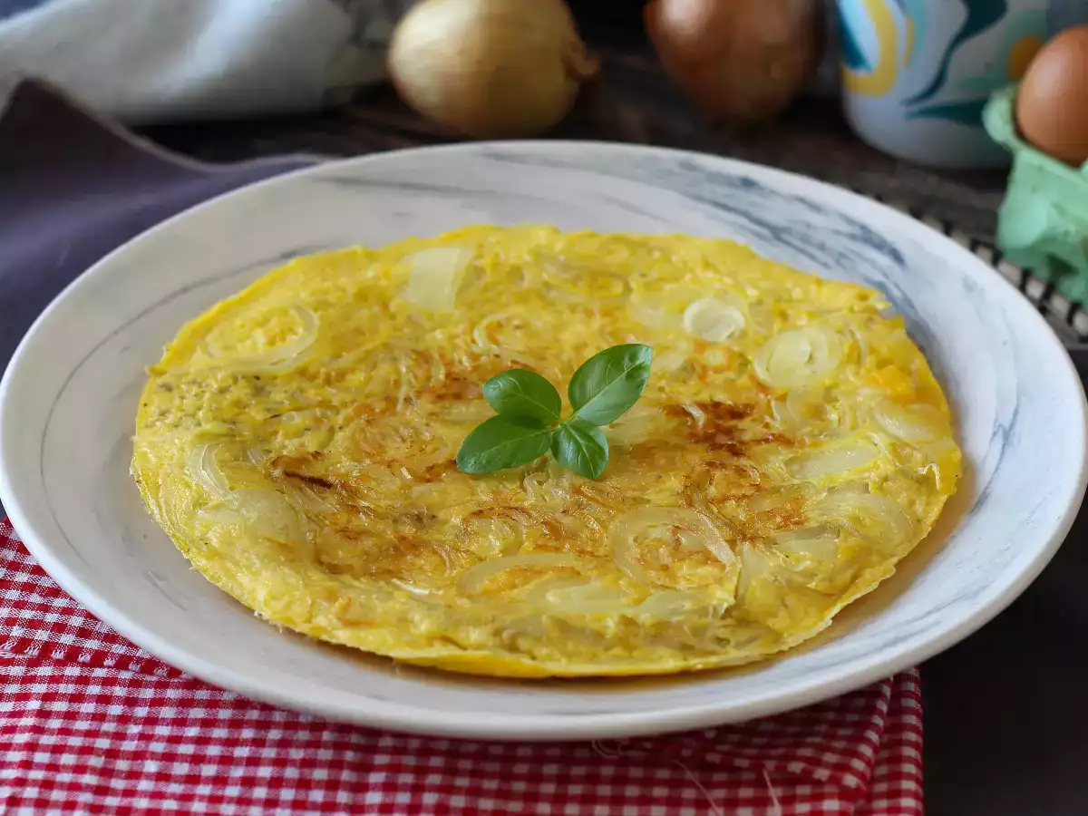 Resep Omelet bawang bombay, resep yang lezat dan mudah disiapkan