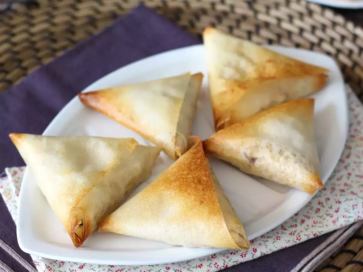 Resep Samosa makarel dan keju krim