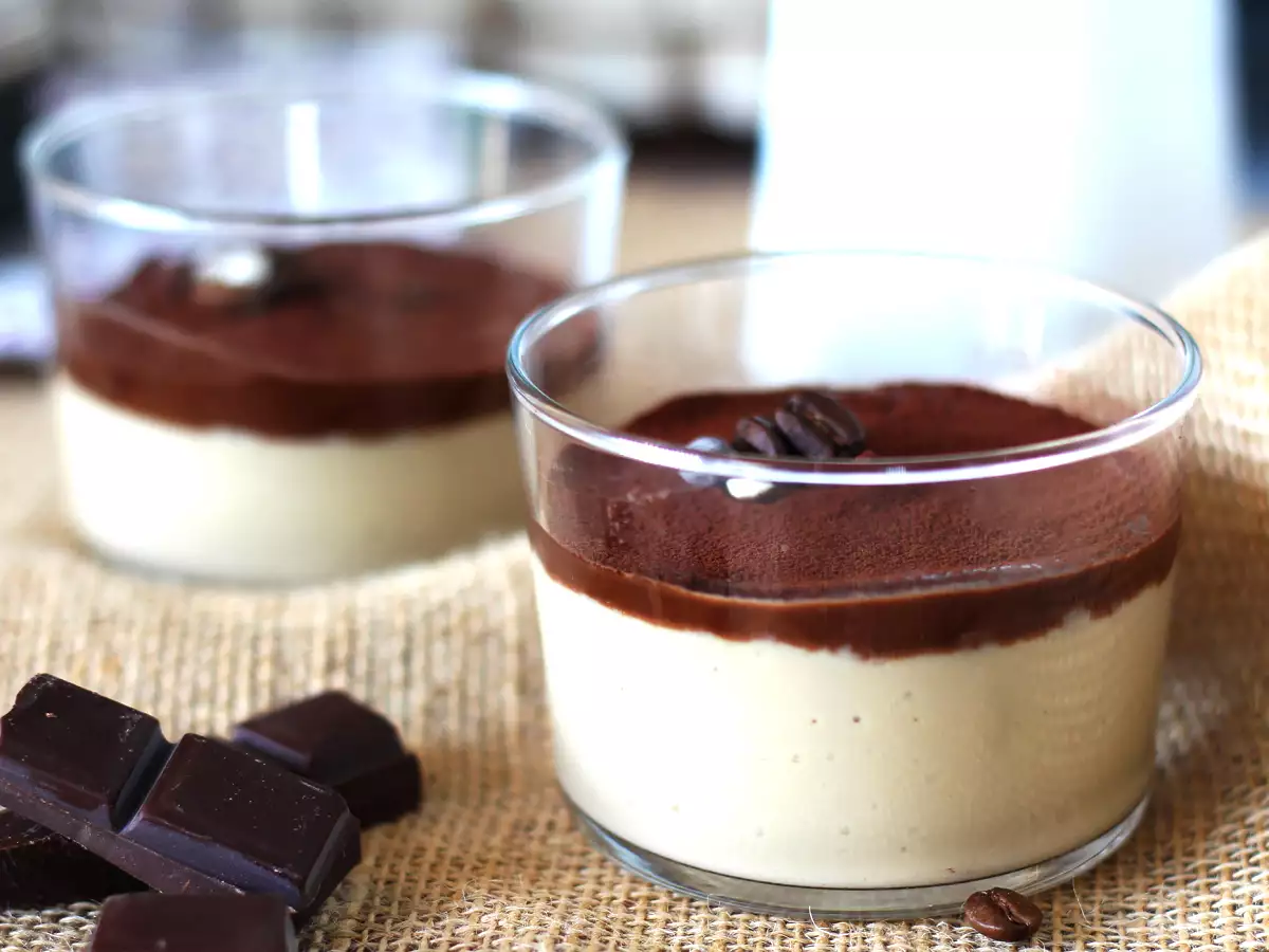 Resep Puding kopi dengan ganache dan kakao