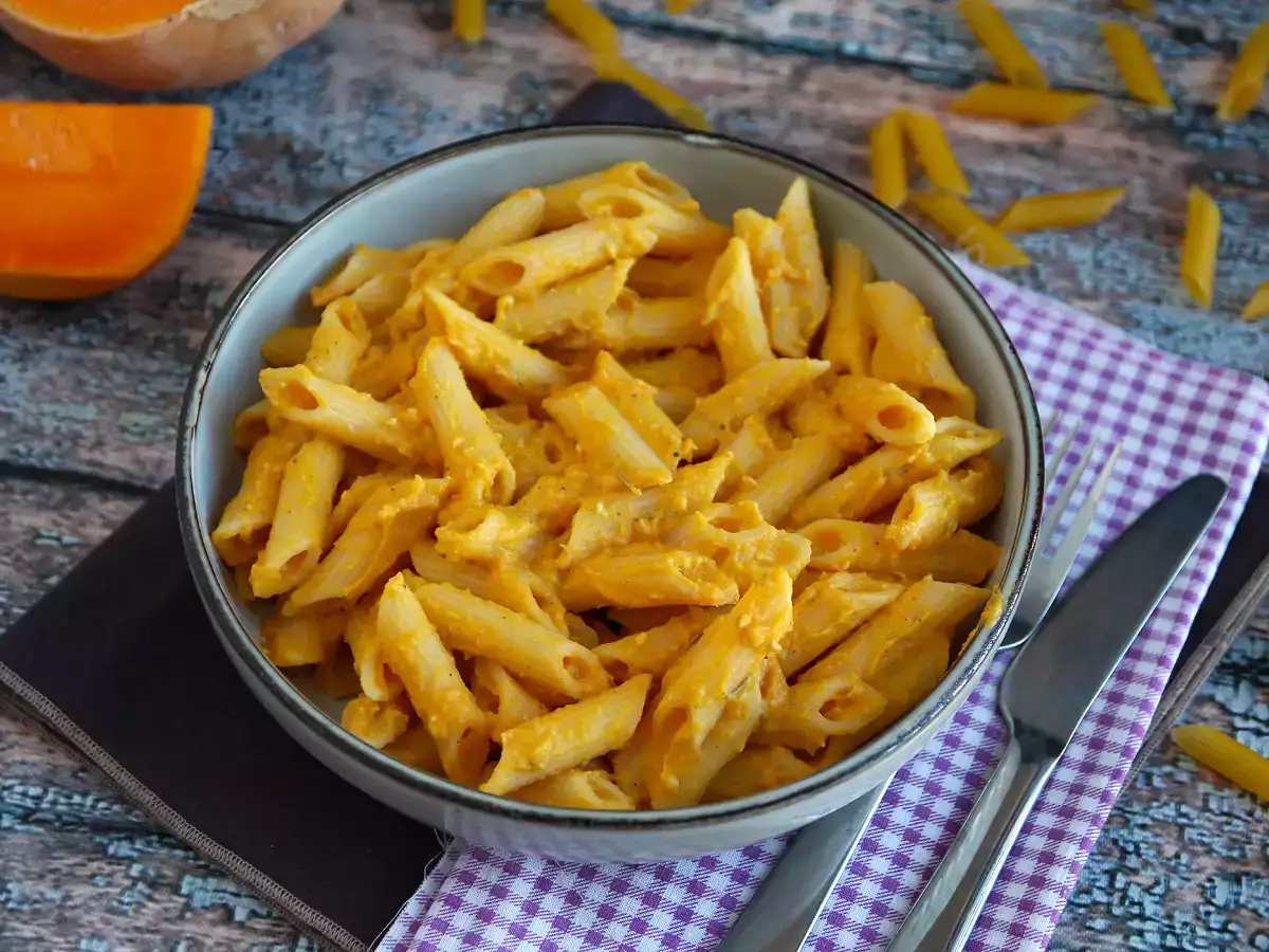 Resep Pasta butternut untuk hidangan yang sangat nyaman!
