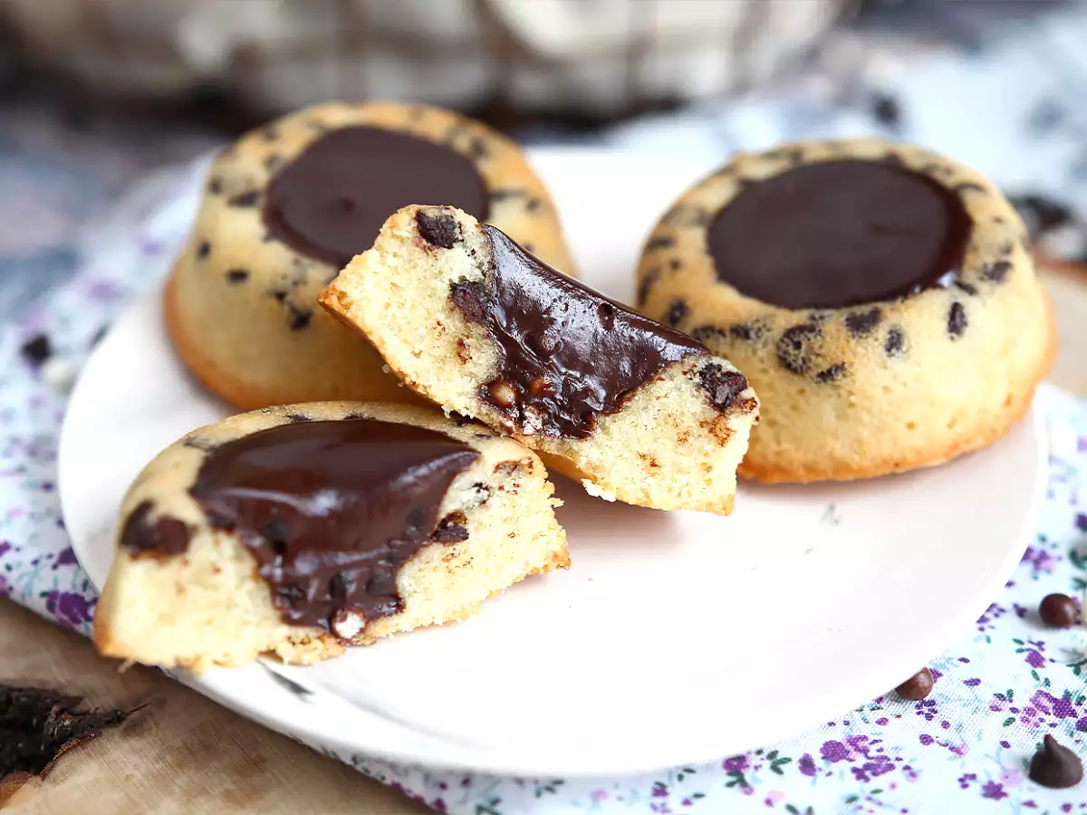 Resep Kue kering harimau cokelat - ganache renyah
