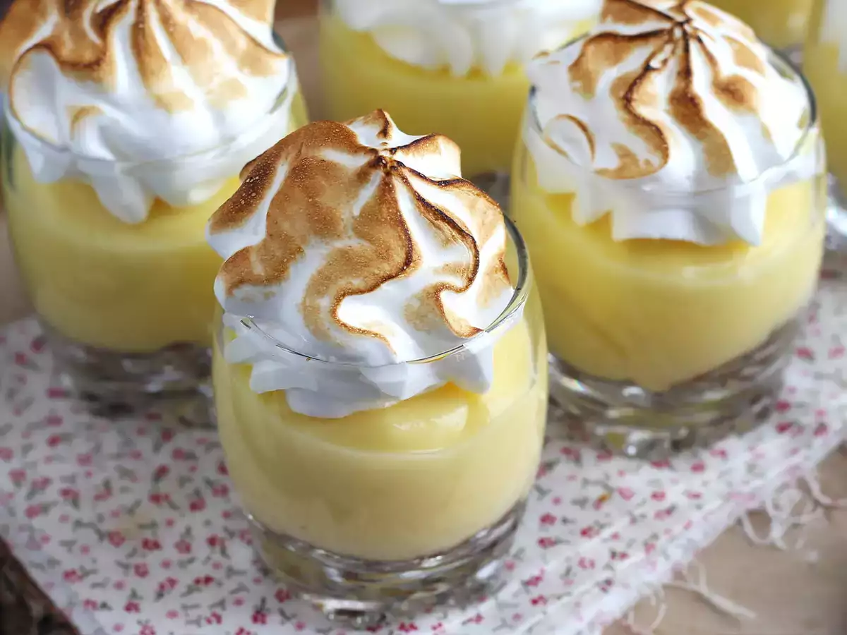 Resep Gelas pai meringue lemon